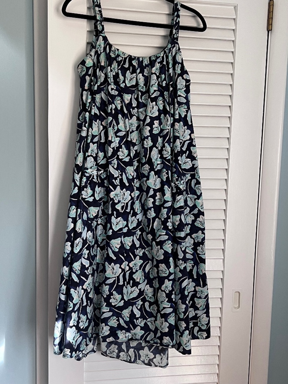 MERLETTE Akumal Floral Cotton Poplin Midi Dress • Size S